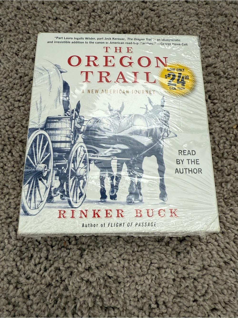 The Oregon Trail Rinker Buck Audiobook 14 CD Unabridged NEW SEALED 9781508253082